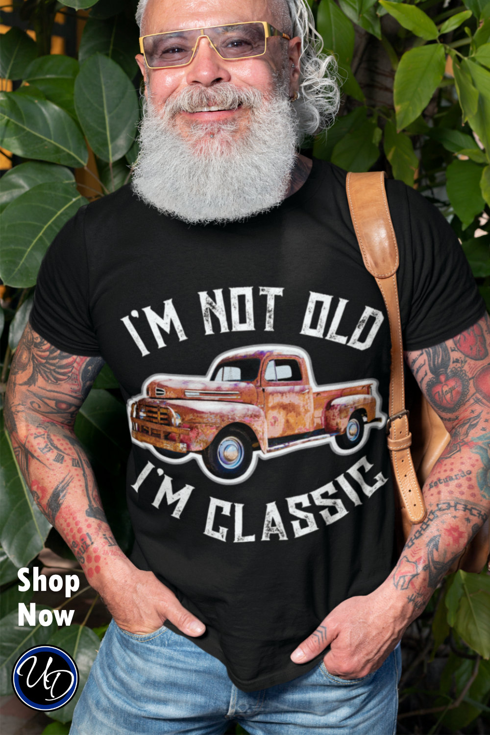I'm not old I'm classic vintage truck art on t-shirt